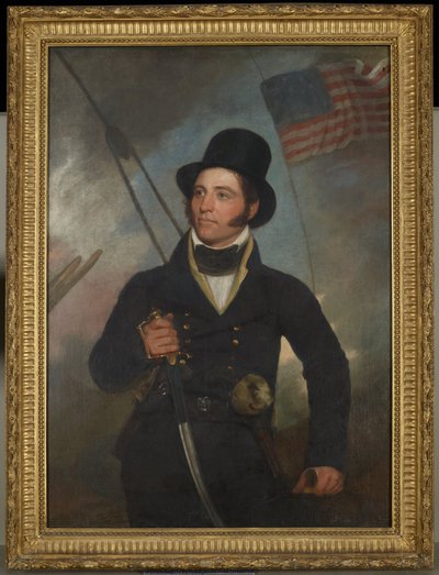 Samuel Chester Reid kapitány portréja alkotó: John Wesley Jarvis