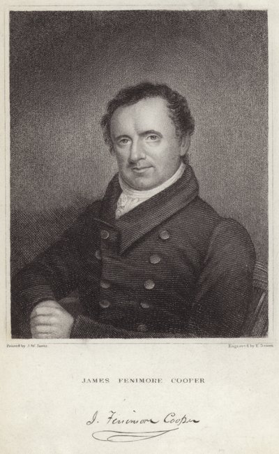 James Fenimore Cooper portréja alkotó: John Wesley Jarvis