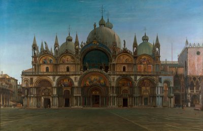 A Szent Márk-bazilika nyugati homlokzata, Velence, Olaszország alkotó: John Wharlton Bunney