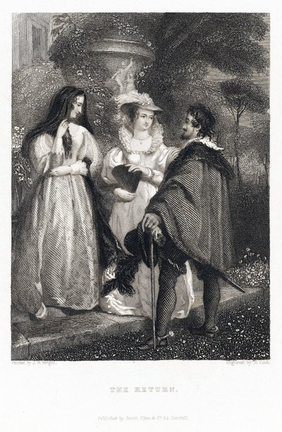 A visszatérés, egy történetre utal, amelynek ugyanaz a címe. alkotó: John William (after) Wright
