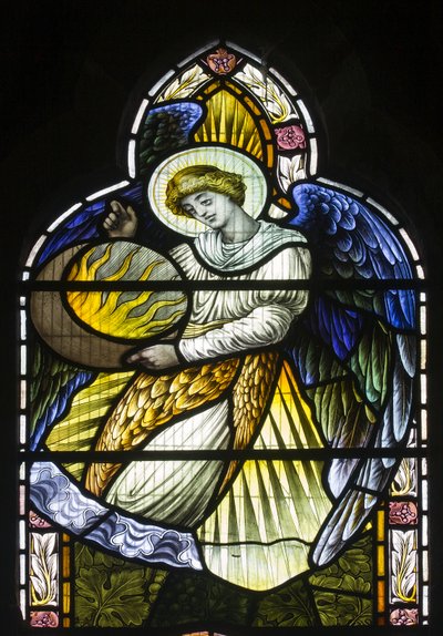 Angel Holding The Sun, 1889 körül alkotó: John William Brown