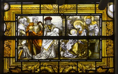 Oxford, Trinity College, James Powell & Sons, John William Brown (1842-1928), The Adoration Of The Magi, 1885 alkotó: John William Brown