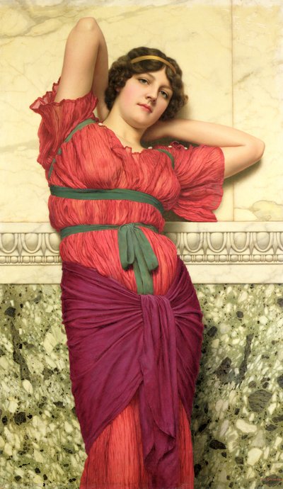 Elmélkedés alkotó: John William Godward