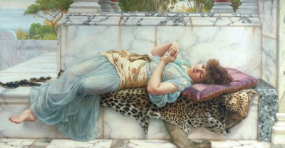 A jegyesek, 1892 alkotó: John William Godward