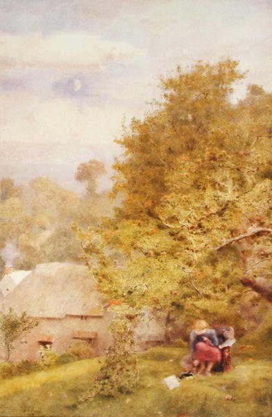 1914 Angliában (akvarell papíron) alkotó: John William North