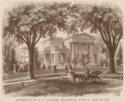 A.N. lakóhelye Skinner, Hillhouse Avenue, New Haven alkotó: John William Orr