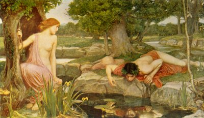 „Visszhang és nárcisz”, 1903, 1915. alkotó: John William Waterhouse