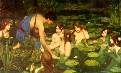„Hylas és a vízi nimfák”, 1896, 1915. alkotó: John William Waterhouse
