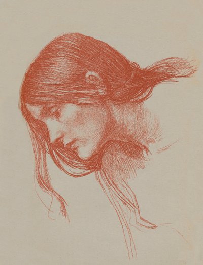 Phyllis and Demophoon Study, c1897 alkotó: John William Waterhouse