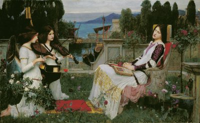 Utca. Cecilia alkotó: John William Waterhouse