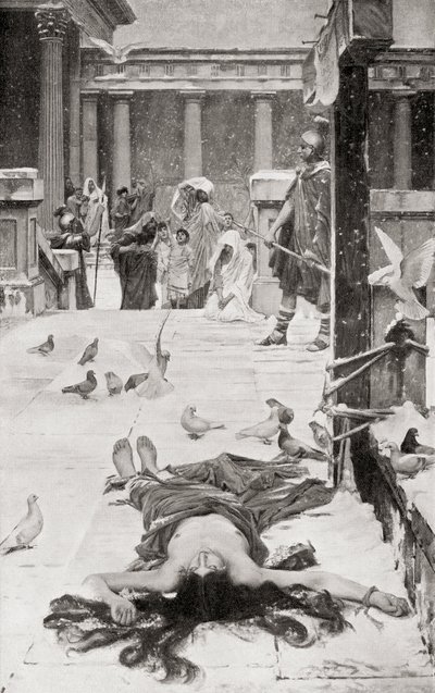 Szent Eulália mártíromsága, John William Waterhouse festménye után, Hutchinson