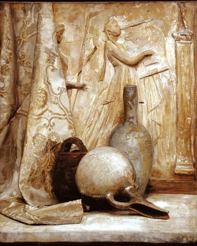 Edények csendélete (olaj, vászon) alkotó: John William Whiteley