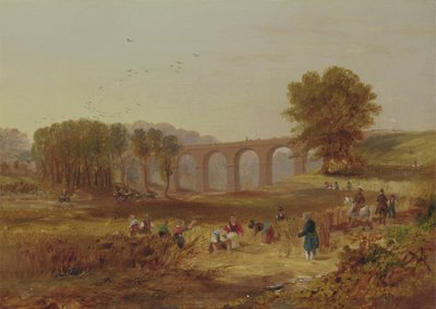 Corby viadukt, a Newcastle-i és Carlisle-i vasút alkotó: John Wilson Carmichael
