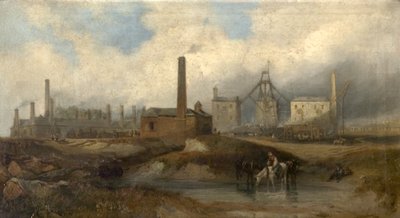 Ipari jelenet, 1833 alkotó: John Wilson Carmichael