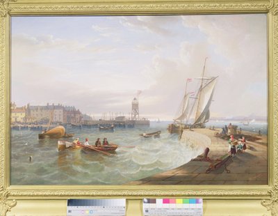 Hartlepool kikötője alkotó: John Wilson Carmichael