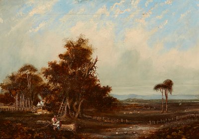 Beszélgetés egy ágról (olaj, vászon) alkotó: John Wilson Ewbank