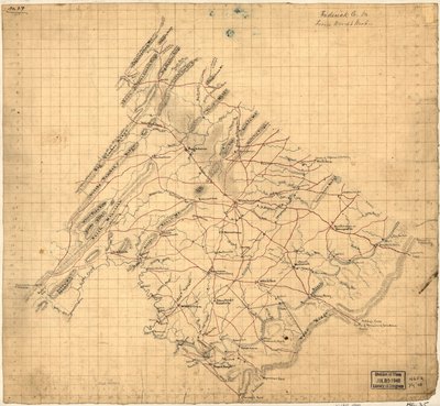 Frederick Co. Va., Wood térképe alapján. LOC 2002627443 alkotó: John Wood