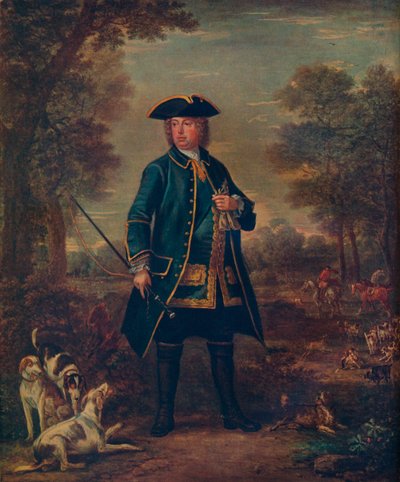 „Sir Robert Walpole kopókkal”, XVIII. század alkotó: John Wooton