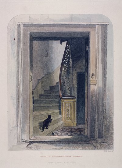 Southampton House, Chancery Lane, London, 1851 alkotó: John Wykeham Archer