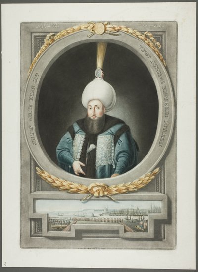 Selim Kahn III, A török császárok portréiból alkotó: John Young