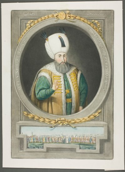 I. Soliman Kahn, A török császárok portréiból alkotó: John Young