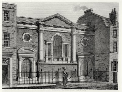 Szent Alfa-templom, J. Skelton metszet a London Churches Architectural Series számára, pub. J. Booth, 1814 alkotó: John after Coney