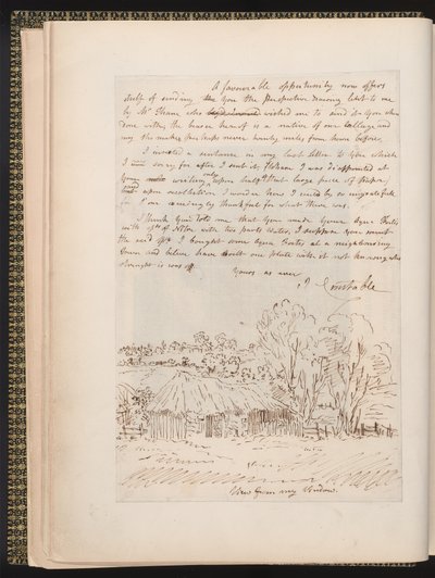 John Constable autográf levele John Thomas Smith-nek, a Charles Robert Leslie által írt, James Carpenter által nyomtatott Emlékiratok John Constable életéről, 1843. alkotó: John Constable