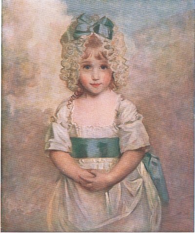 Charlotte Augusta Papendier öt évesen, Bibbys Annual, 1916-17 alkotó: John after Hoppner