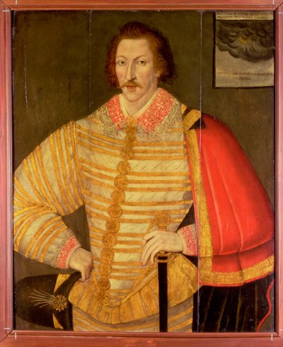 Egy úriember portréja, akit Thomas Cavendish angol navigátornak tartanak alkotó: John the Younger Bettes