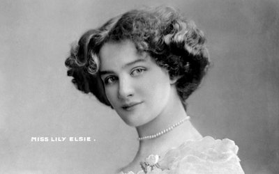 Lily Elsie 1886-1962, angol színésznő, a XX. század elején. alkotó: Johnston and Hoffman