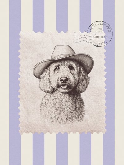 Cowboy-motívumos bélyeg alkotó: Jolly and Dash