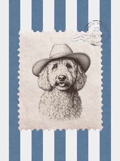 Doodle Dog cowboy bélyeg alkotó: Jolly and Dash