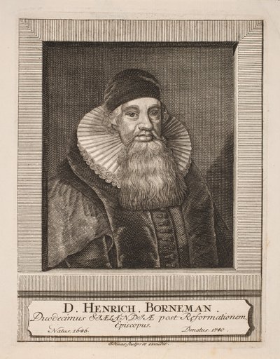 Bornemann Henrik püspök alkotó: Jonas Haas