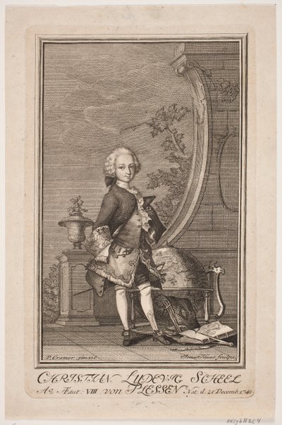 Christian Ludvig Scheel von Plessen alkotó: Jonas Haas