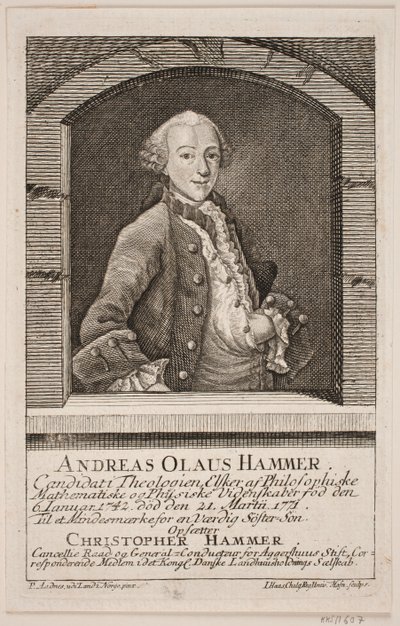 Dán:  Andreas Olaus Hammer alkotó: Jonas Haas