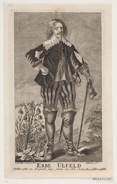 Ebbe Ulfeldt Ovesholmba alkotó: Jonas Haas
