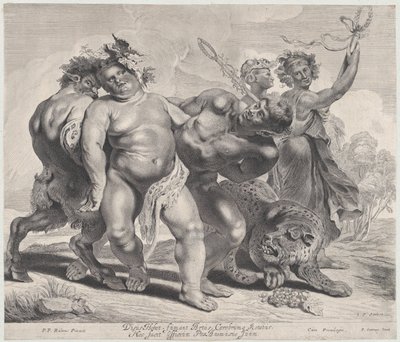 Bacchus részegsége, 1630-57., 1630-57. alkotó: Jonas Suyderhoef