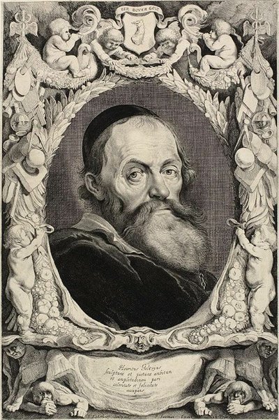 Hendrik Goltzius portréja alkotó: Jonas Suyderhoef
