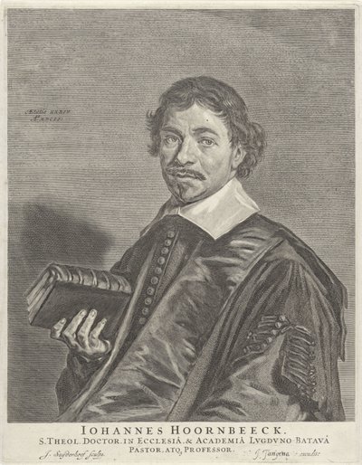 Johannes Hoornbeeck portréja alkotó: Jonas Suyderhoef
