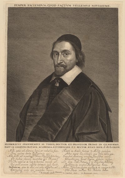 Frederick Spanheim alkotó: Jonas Suyderhoff after Pieter Dubordieu