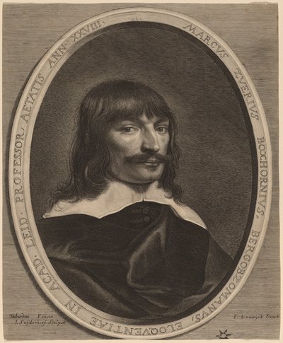 Marcus-Zuerius Boxhorn alkotó: Jonas Suyderhoff after Pieter Dubordieu