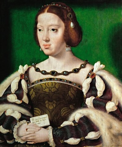 Korai holland művészet : Eleanor osztrák királynő (1498-1558) portréja par Cleve, Joos van (kb. 1485-1540), 1530 után. Olaj, fa, 35,5x29,5. Művészettörténeti Múzeum, Vienne alkotó: Joos van Cleve