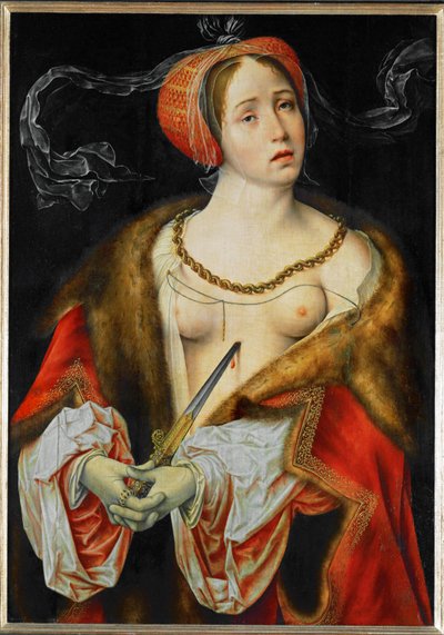 Lucretia (festmény tölgyfára) alkotó: Joos van Cleve