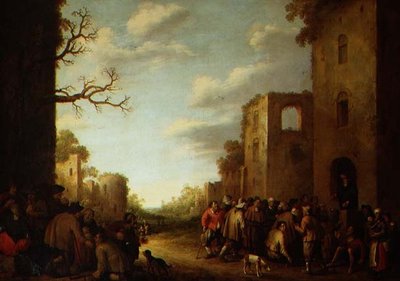 Az éhezők etetése alkotó: Joost Cornelisz. Droochsloot