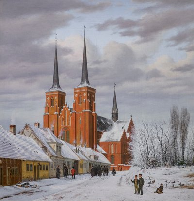 Utca Roskilde városában alkotó: Jorgen Roed