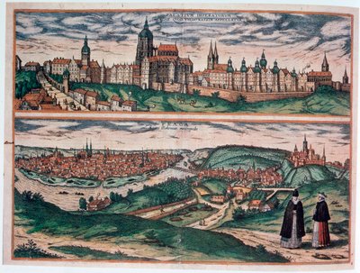 Prága látképe, c1572 alkotó: Joris Hoefnagel