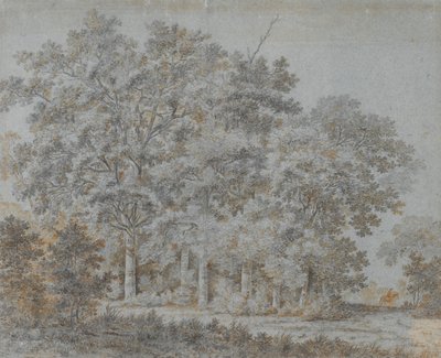 Erdő és lovas alkotó: Joris van der Hagen