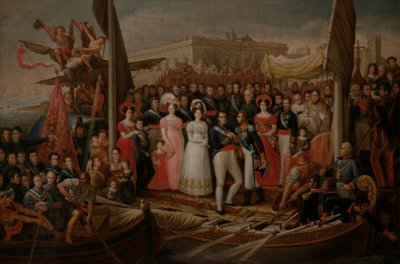 VII. Ferdinánd partraszállása El Puerto de Santa Maríában alkotó: José Aparicio
