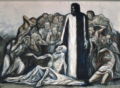 Lázár feltámasztása alkotó: José Clemente Orozco