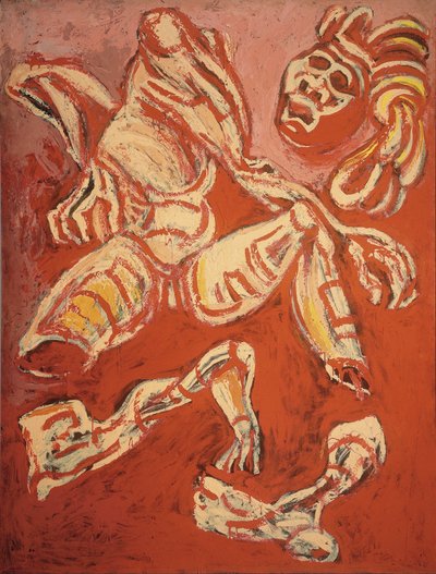 A feldarabolt ember, a Los teules sorozatból alkotó: José Clemente Orozco